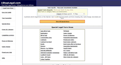 Desktop Screenshot of 1stoplegal.com
