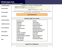 Tablet Screenshot of 1stoplegal.com